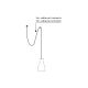 Pendule, Lustre suspendate - Lustra/Pendul decorativ cu cablu si stecher KOMBO 120 bej