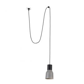 Pendule, Lustre suspendate - Lustra/Pendul decorativ cu cablu si stecher KOMBO 120 gri