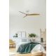 Lustre cu ventilator - Ventilator tavan cu telecomanda JUST FAN M alb/artar