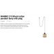 Pendule, Lustre suspendate - Lustra/Pendul decorativ cu cablu si stecher MAMBO 210 negru/ratan