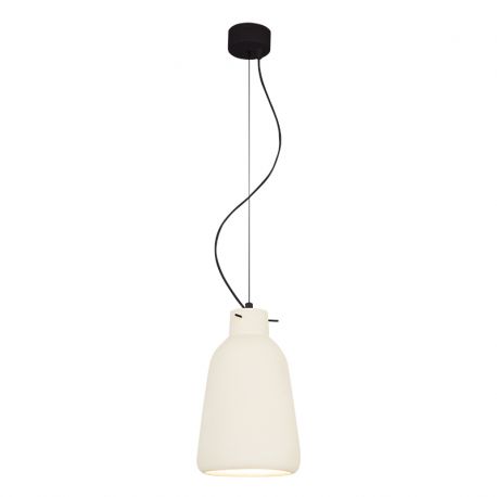 Pendule, Lustre suspendate - Pendul, Lustra suspendata 1XE27 Indi alb 18cm