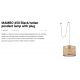 Pendule, Lustre suspendate - Lustra/Pendul decorativ cu cablu si stecher MAMBO 450 negru/ratan