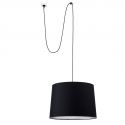 Lustra/Pendul decorativ cu cablu si stecher CONGA negru