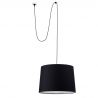 Lustra/Pendul decorativ cu cablu si stecher CONGA negru