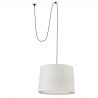 Lustra/Pendul decorativ cu cablu si stecher CONGA bej