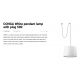 Pendule, Lustre suspendate - Lustra/Pendul decorativ cu cablu si stecher CONGA alb