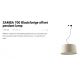 Pendule, Lustre suspendate - Lustra suspendata design decorativ SAMBA 700 negru/bej