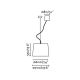 Pendule, Lustre suspendate - Lustra suspendata design decorativ SAMBA 700 negru/bej