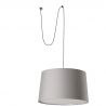 Lustra/Pendul decorativ cu cablu si stecher WINDSOR negru/gri
