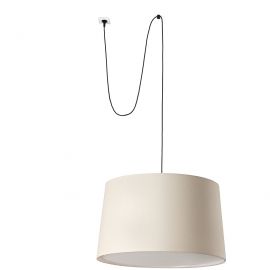Pendule, Lustre suspendate - Lustra/Pendul decorativ cu cablu si stecher WINDSOR negru/in