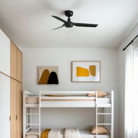 Lustre cu ventilator - Ventilator tavan cu telecomanda MINI PUNT S negru