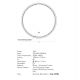 Oglinzi - Oglinda rotunda baie cu iluminat LED 15W 3000K-4000K IP44 negru