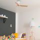 Lustre cu ventilator - Ventilator tavan cu telecomanda MINI PUNT S alb/artar