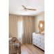 Lustre cu ventilator - Ventilator tavan cu telecomanda MINI PUNT S alb/artar