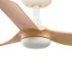 Lustre cu ventilator - Ventilator tavan cu telecomanda MINI PUNT S alb/artar