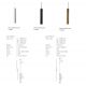 Pendule, Lustre suspendate - Pendul tub subtire alb LED CCT DAMI 1 12W