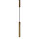 Pendule, Lustre suspendate - Pendul tub subtire auriu LED CCT DAMI 1 18W