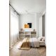 Lustre cu ventilator - Ventilator tavan cu telecomanda HEY S alb