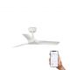 Lustre cu ventilator - Ventilator tavan smart sistem TUYA si telecomanda HEY S alb