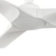 Lustre cu ventilator - Ventilator tavan smart sistem TUYA si telecomanda HEY S alb