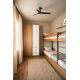 Lustre cu ventilator - Ventilator tavan smart sistem TUYA si telecomanda HEY S negru