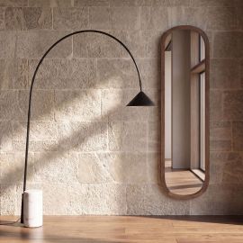Lampadare - Lampa de podea arcuita design modern LUX Marble