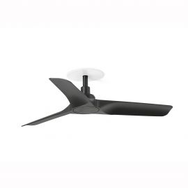 Lustre cu ventilator - Ventilator incastrabil tavan cu telecomanda HEY S negru