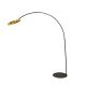 Lampadare - Lampa de podea arcuita design modern LUX Gold and Black steel
