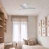 Ventilator tavan smart sistem TUYA si telecomanda HEY TUB S alb