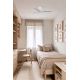 Lustre cu ventilator - Ventilator tavan smart sistem TUYA si telecomanda HEY TUB S alb
