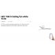 Lustre cu ventilator - Ventilator tavan smart sistem TUYA si telecomanda HEY TUB S alb