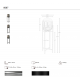 Lampadare - Lampa de podea design modern LUX Smoked mirror