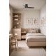Lustre cu ventilator - Ventilator tavan smart sistem TUYA si telecomanda HEY TUB S negru