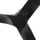 Lustre cu ventilator - Ventilator tavan smart sistem TUYA si telecomanda HEY TUB S negru
