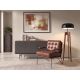 Lampadare - Lampa de podea cu trepied din lemn design modern LUX Walnut