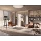 Lampadare - Lampa de podea cu trepied din lemn design modern LUX Walnut