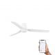 Lustre cu ventilator - Ventilator tavan smart sistem TUYA si telecomanda PUNT TUB M alb