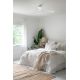 Lustre cu ventilator - Ventilator tavan smart sistem TUYA si telecomanda PUNT TUB M alb