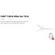 Lustre cu ventilator - Ventilator tavan smart sistem TUYA si telecomanda PUNT TUB M alb