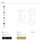 Lampadare - Lampa de podea cu trepied design industrial Black steel