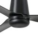 Lustre cu ventilator - Ventilator tavan cu telecomanda PUNT TUB M negru