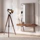Lampa de podea cu trepied design industrial Cinema