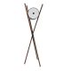 Lampadare - Lampa de podea din lemn si piele sintetica design LUX Black