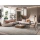 Lampadare - Lampa de podea din lemn si piele sintetica design LUX Black