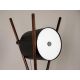 Lampadare - Lampa de podea din lemn si piele sintetica design LUX Black
