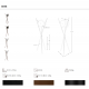 Lampadare - Lampa de podea din lemn si piele sintetica design LUX Black