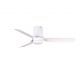 Lustre cu ventilator - Ventilator tavan cu telecomanda PUNT TUB S alb