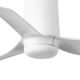 Lustre cu ventilator - Ventilator tavan cu telecomanda PUNT TUB S alb