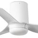 Lustre cu ventilator - Ventilator tavan smart sistem TUYA si telecomanda PUNT TUB S alb