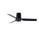 Lustre cu ventilator - Ventilator tavan cu telecomanda PUNT TUB S negru